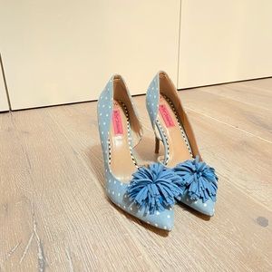 Betsy Johnson Pom Pom Pumps